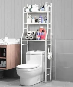 Over the Toilet organizer stand
