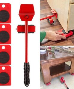 Furniture Lifters of 5 Roller Set – Heavy Duty Moving Tool Kit