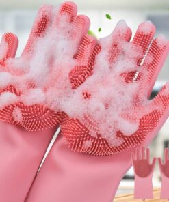 Multipurpose Silicone Gloves – Heat Resistant Cleaning & Kitchen Gloves