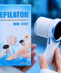 Rechargeable Nano Glass 2in1 Epilator – Painless Hair & Skin Remover Machine